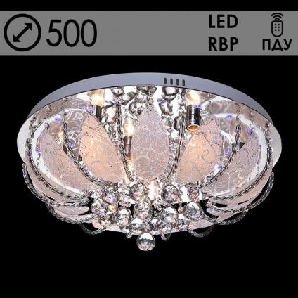 Люстра 55785/500 CR хром 5х40W E14 LED-RBP ПДУ d500 h250, 24